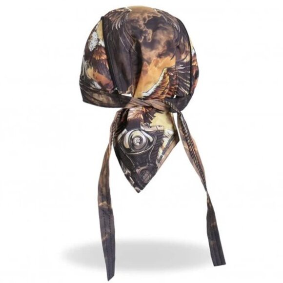 Hot Leathers Headwrap Eagle Clouds - Picture 2 of 4